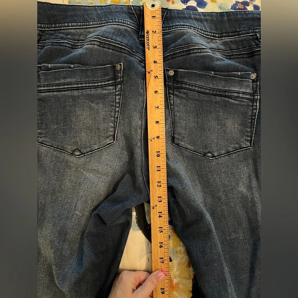 DEMOCRACY 12 “Ab”solution Blue Ripped Distressed Jeans - Image 10