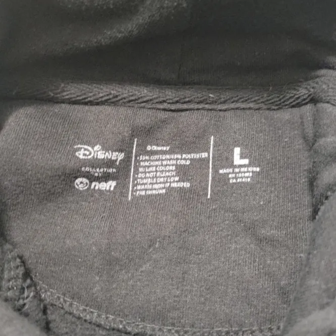 Sweatshirt Size Large L Disney Collection By Neff Pullover Hoodie Graphic Unisex Sweatshirt - Image 7