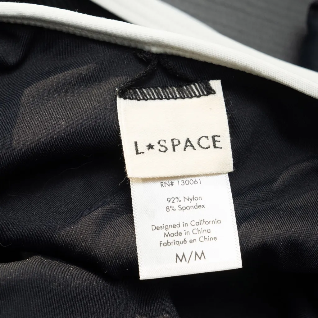 L*Space - Baewatch Colorblock Trim Ribbed One-Piece Swimsuit - Image 4