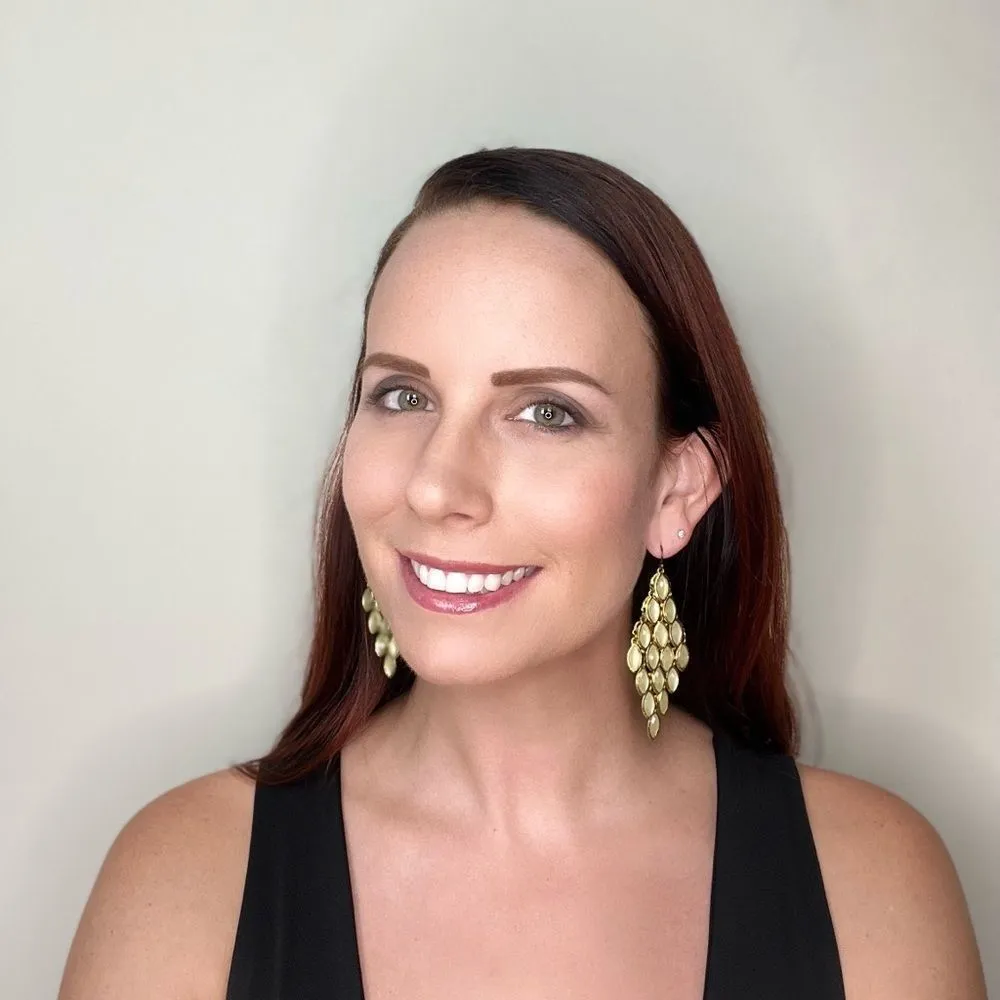 Yellow and Brass Cascade Chandelier Dangle Earrings‎ - Image 3