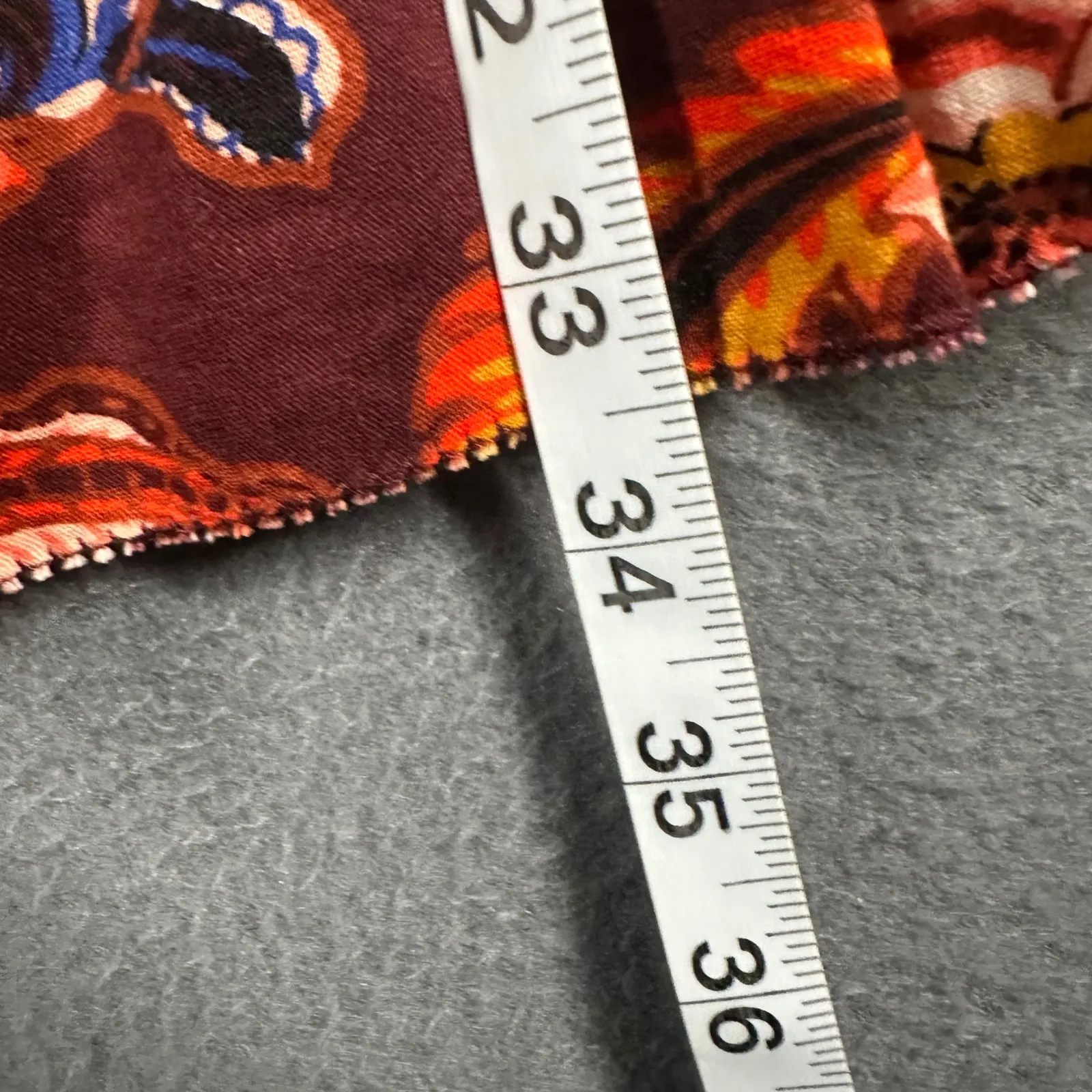 Old Navy Tiered Mini Dress Womens S Floral Print Red Short Sleeve V Neck NWT - Image 12