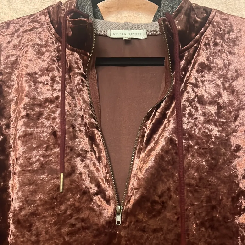 Gilded intent half zip hoodie - Image 5