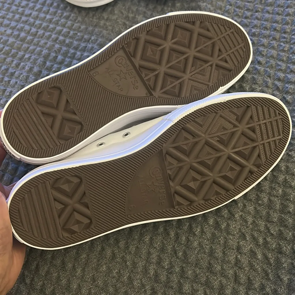 Chuck Taylor All Star Lift Platform Crochet Laces size 8 NEW - Image 7