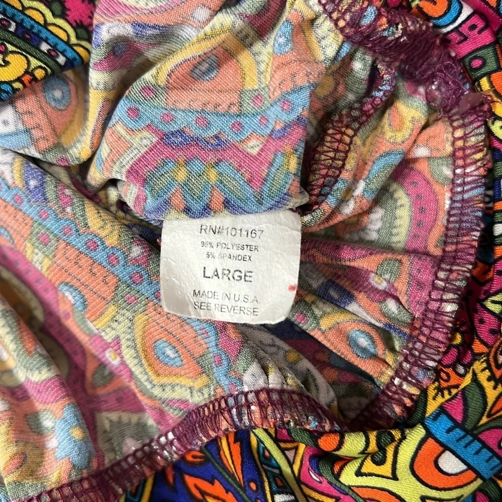 Cha Cha Vente bright paisley print banded top - Image 4