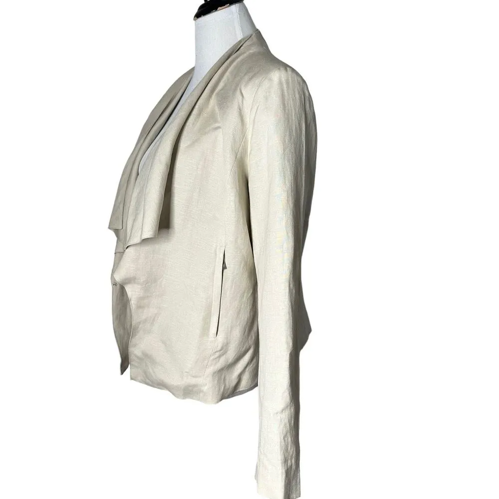 Premise Womens Open Front Waterfall Jacket Size 12  Studio Long Sleeve Casual‎ - Image 5