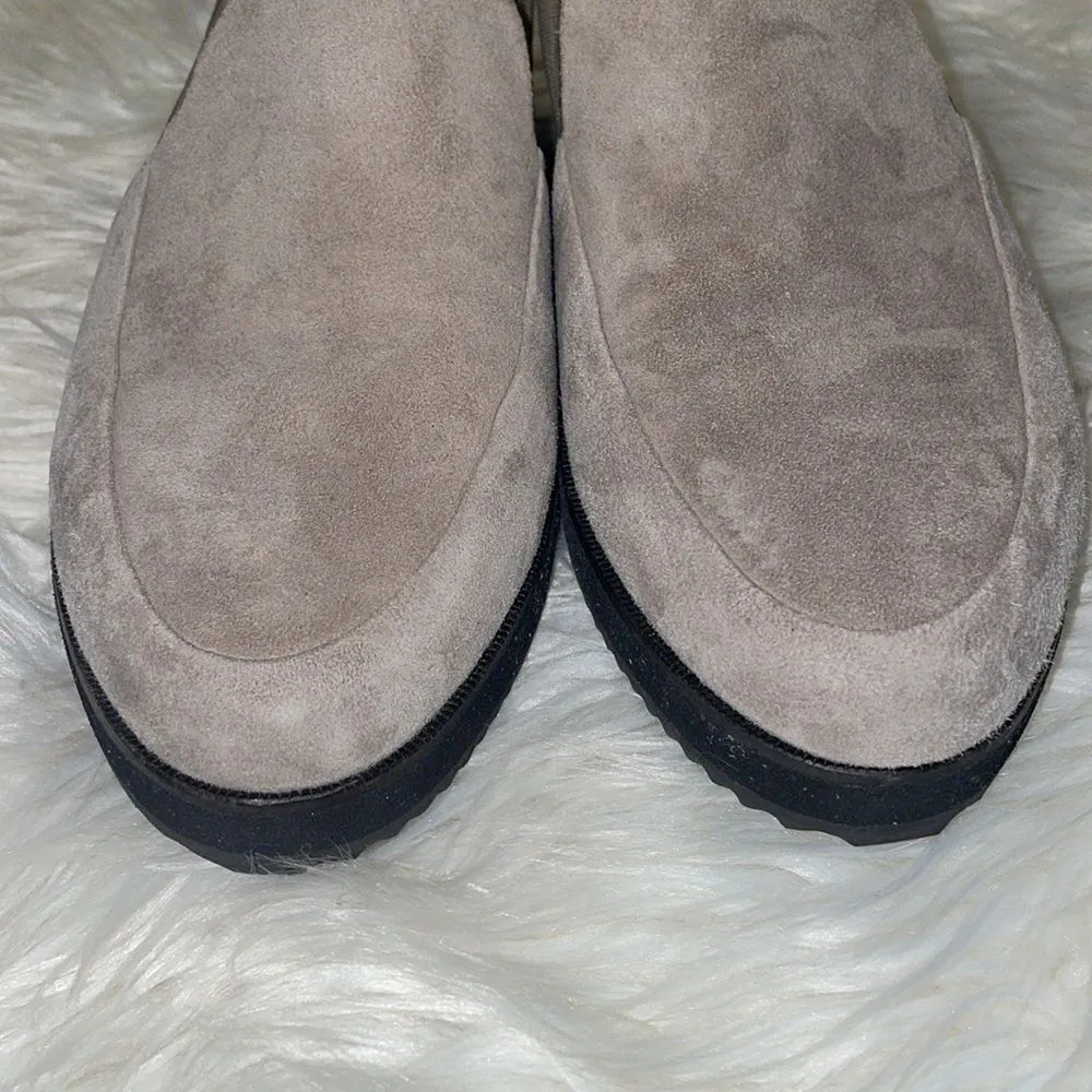 EILEEN FISHER Dell Suede Loafer LIGHTWEIGHT PLATFORM EARTH - Image 4