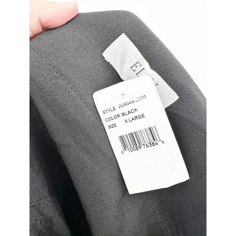 Helsi Zoe Black Plunge Neck Wide Leg Jumpsuit Size XL New - Image 4