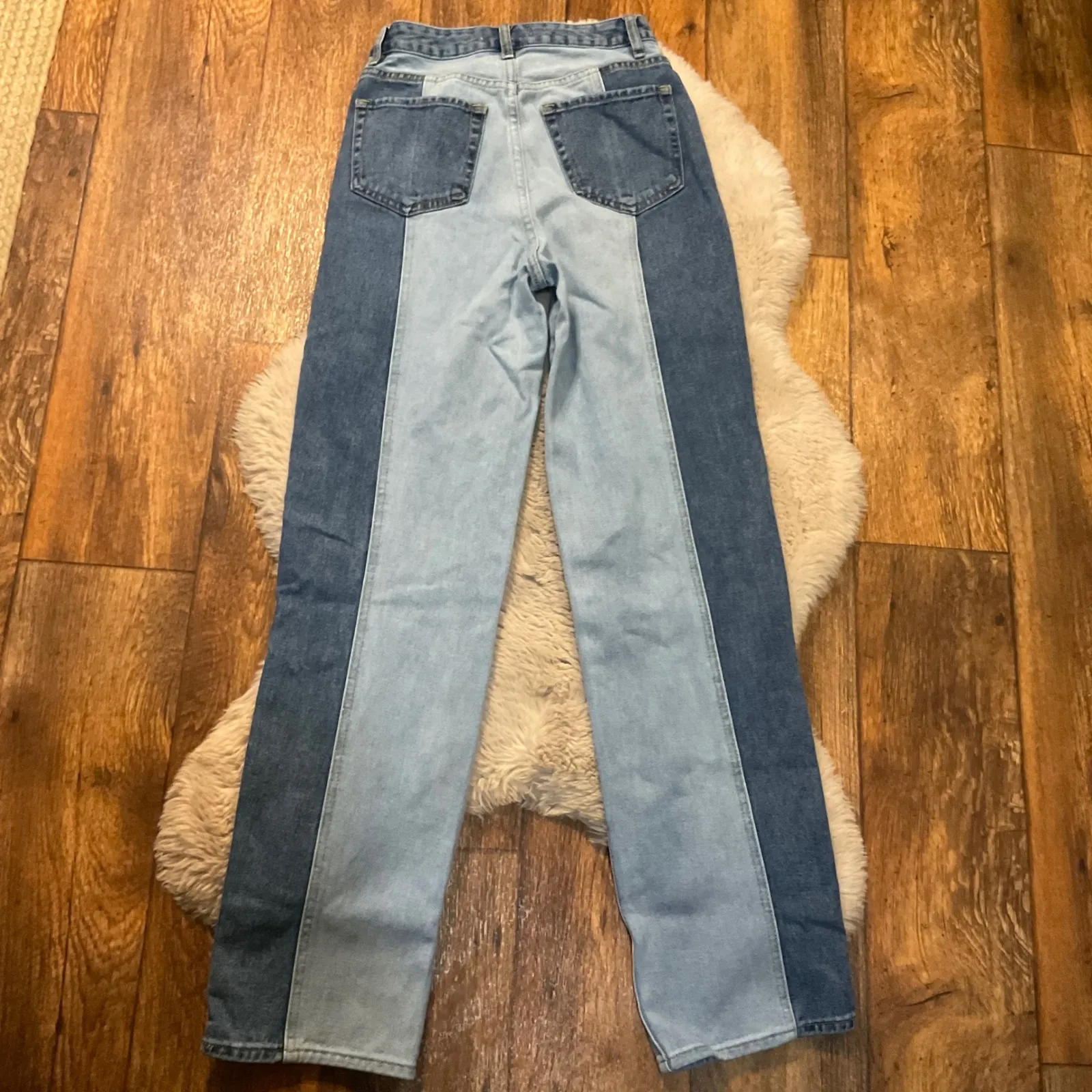 Pacsun 90's Boyfriend Denim Jeans Size 26 Two Tone Womens - Image 6