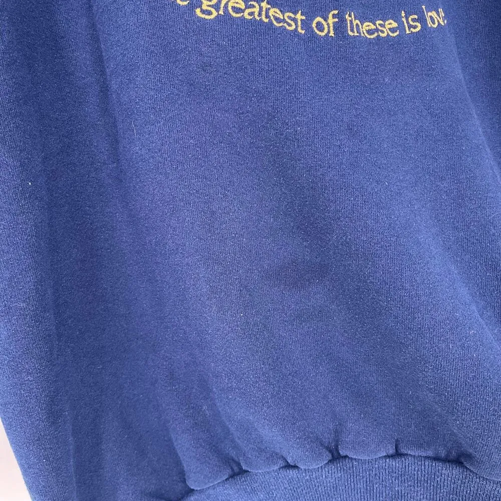 Vintage Grandma Christmas The Greatest Gift is Love Sweatshirt Women's Size XL - Image 6