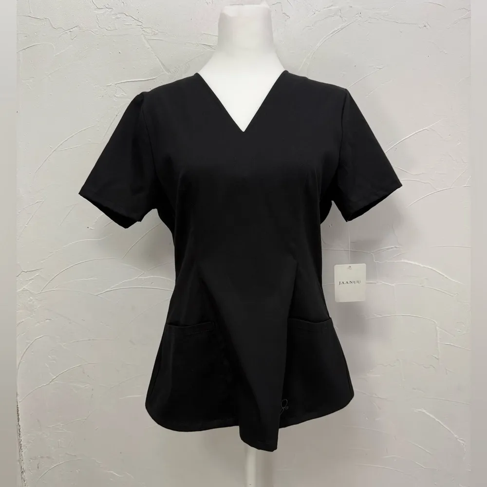 Jaanuu Zip Back Contour Scrub Top - Image 2