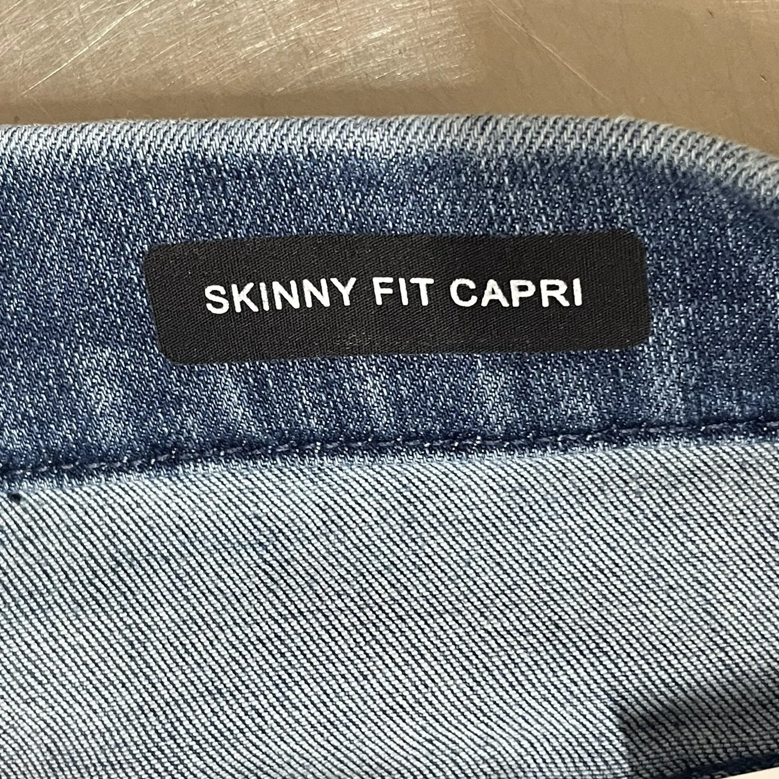 Judy Blue Womens 7/28 Jeans High‎ Rise Denim Pull On Capri Skinny Fit High Waist - Image 6