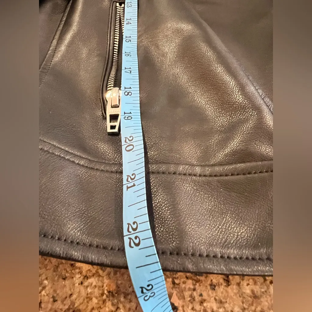 Blank NYC Good Vibes Faux Leather Moto Jacket Size XL NWOT - Image 5