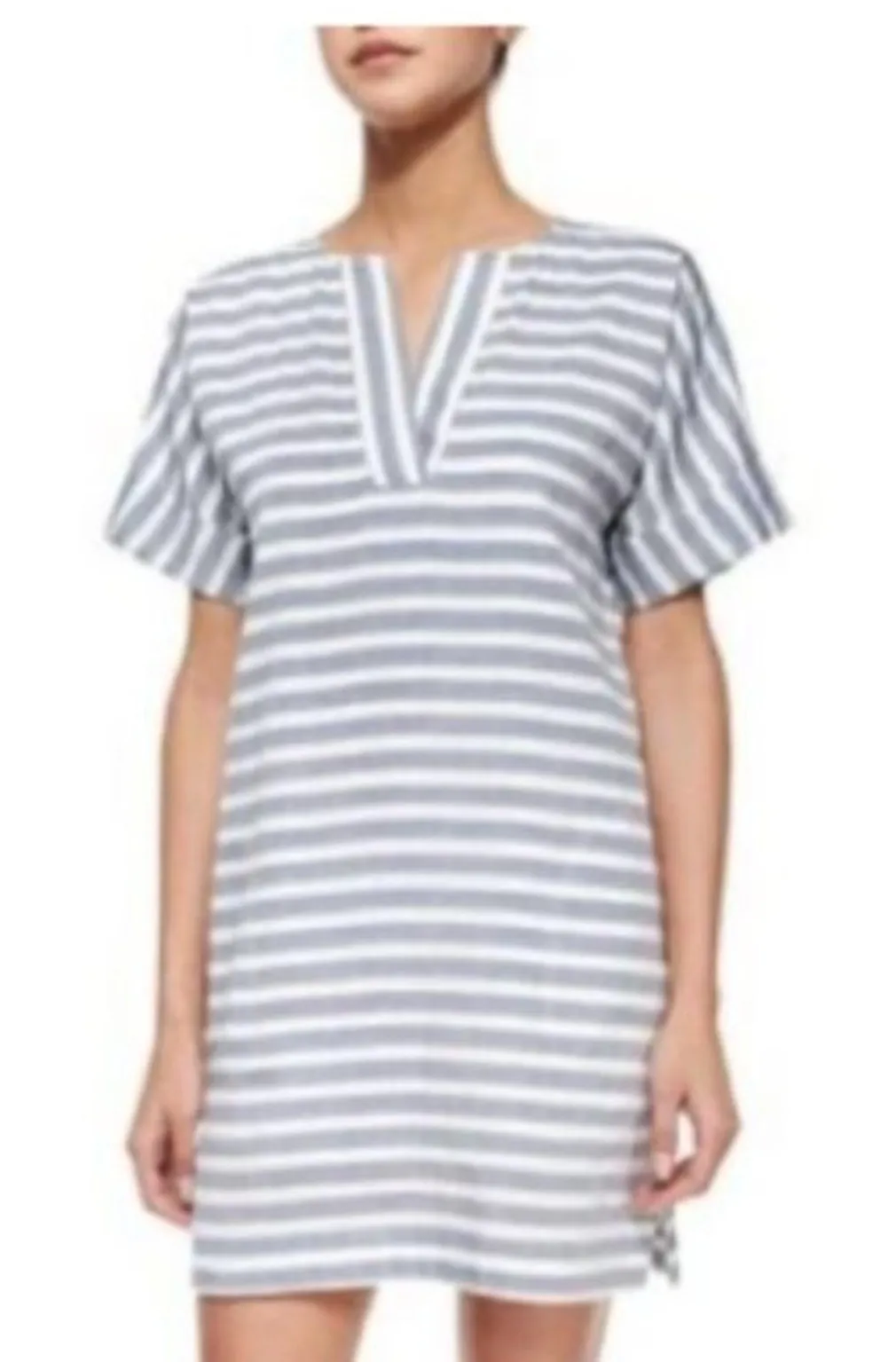 ATM (from REVOLVE) Anthony Thomas Melillo Striped Dress MINIMALIST TRAVEL VACAY Blue Size XS - Image 3