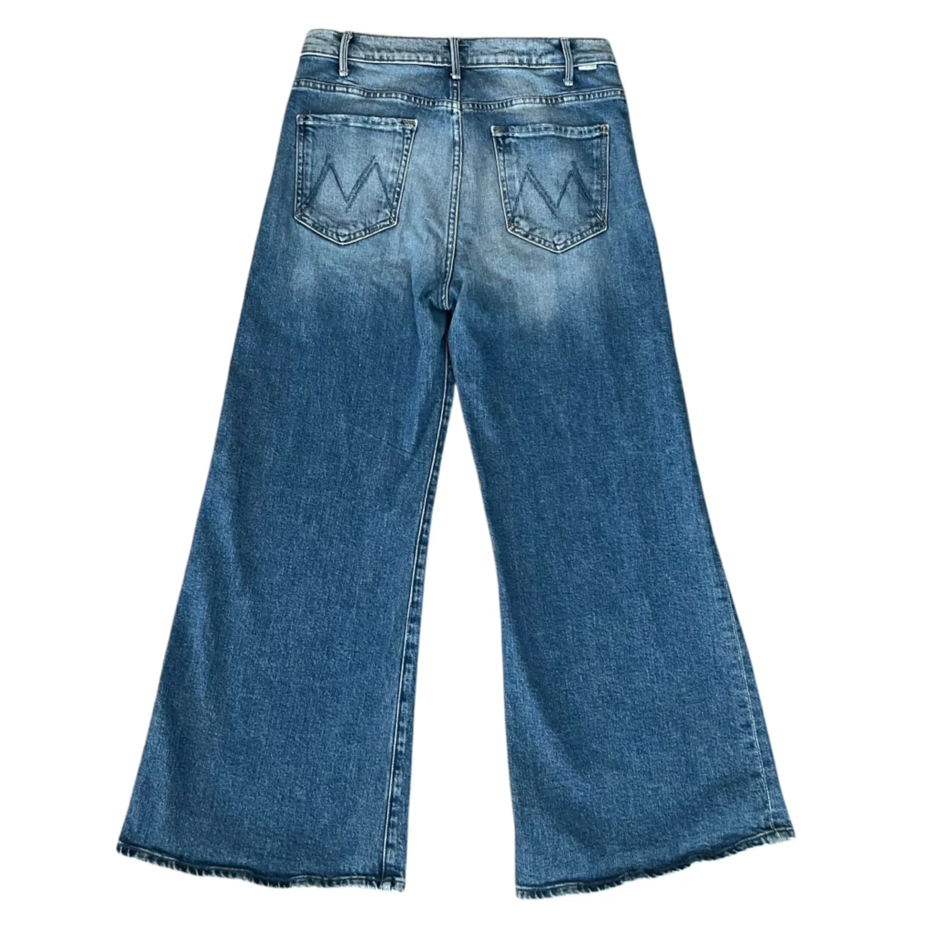 Mother Women’s The Hustler Roller Ankle Wide Leg Jeans in High On The Hog 31 Blue - Image 12