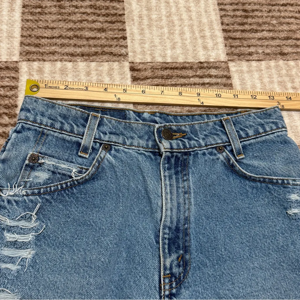 Vintage Levi’s 550 Denim Shorts Size 26 Orange Tab Women’s VTG Y2K - Image 6