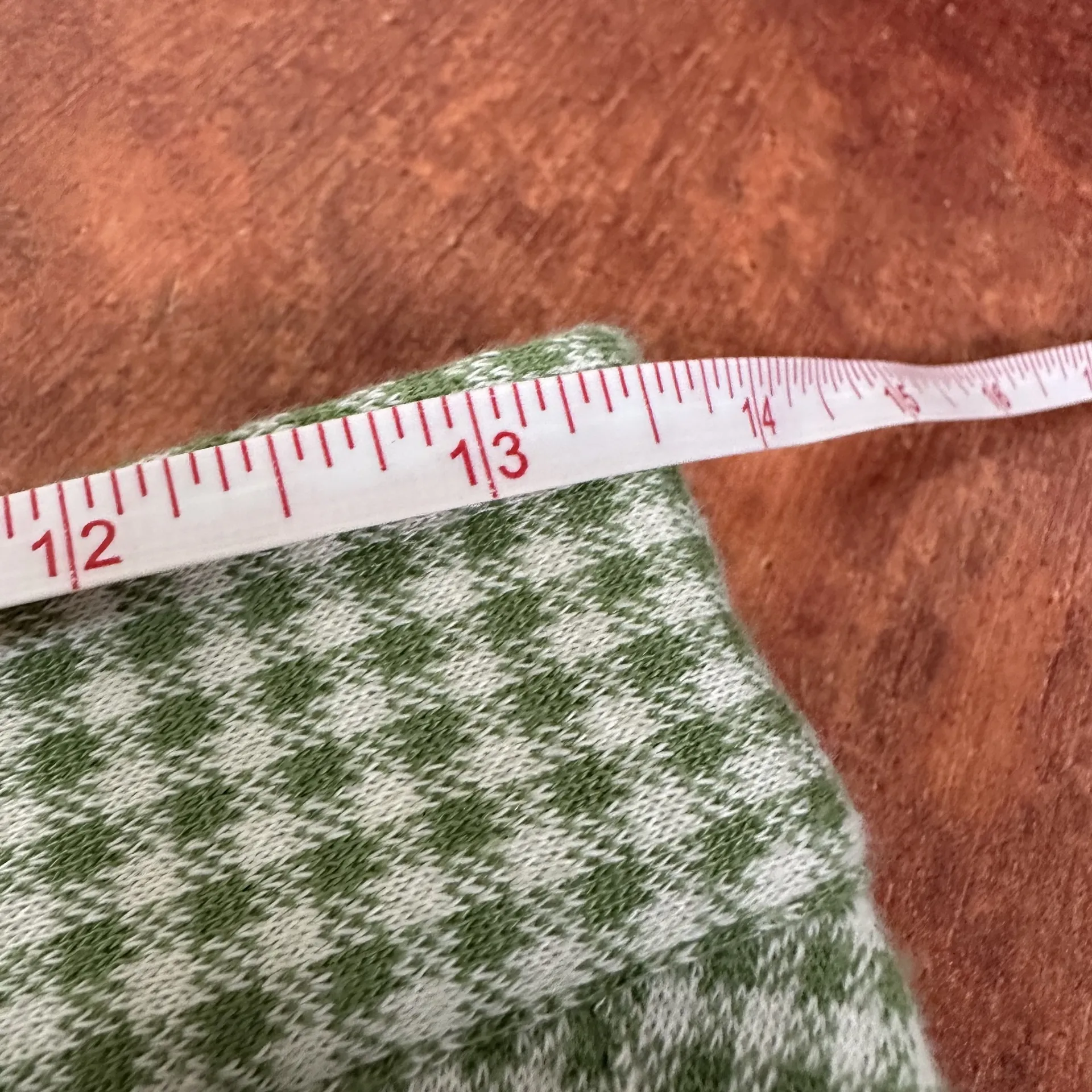 Free People Gingham Flared Mini Skirt Size 6 - Image 3