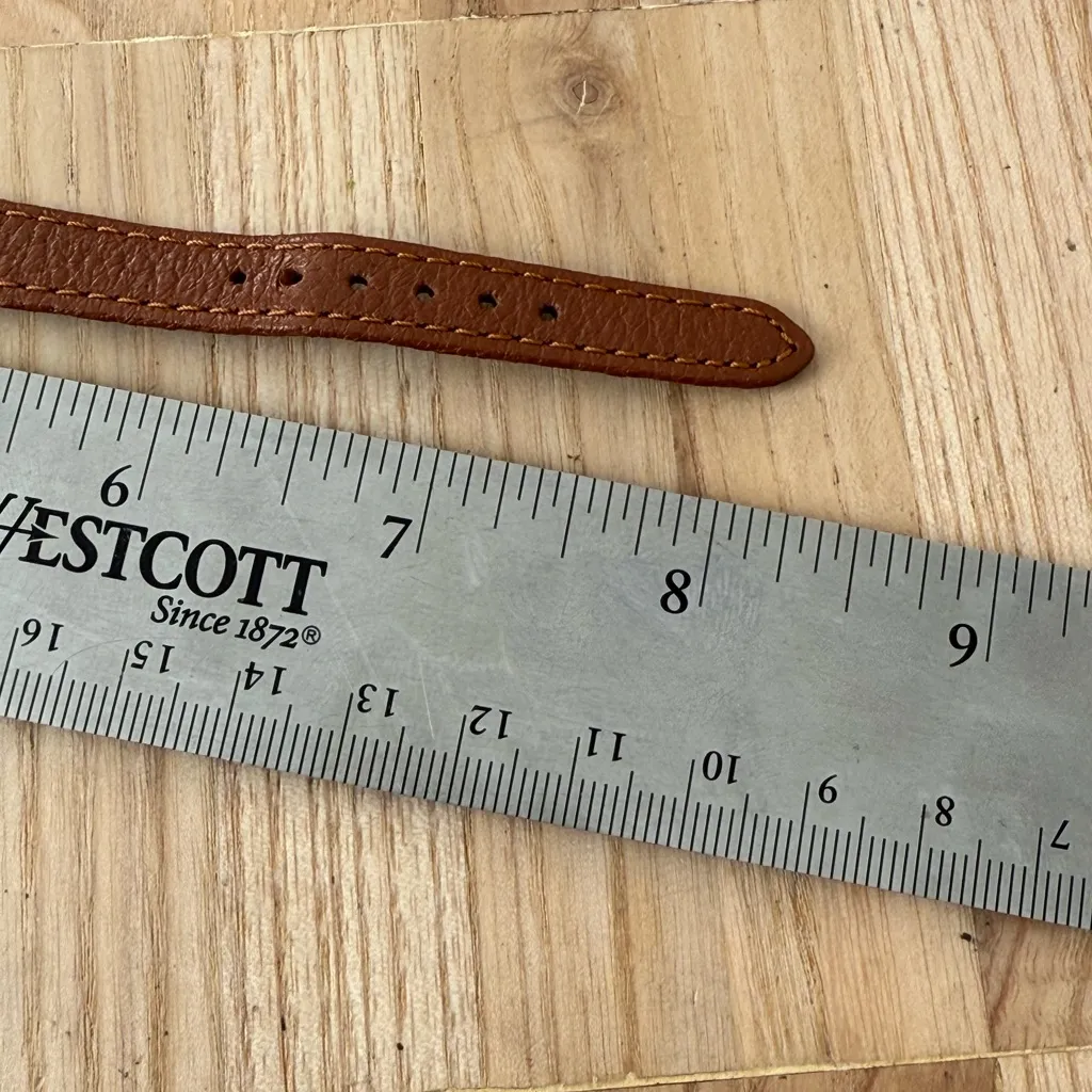 Ernest Borel Kaleidoscope Stunning Mechanical Watch Rare White Dial New Strap Gold - Image 16