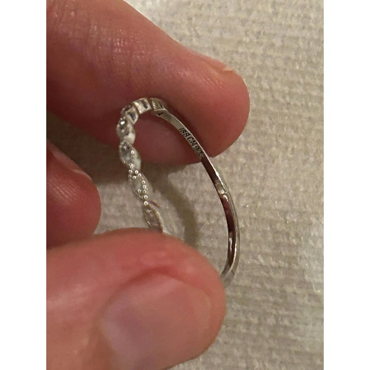 Ring band 925 sterling silver unique cute size 9 - Image 4