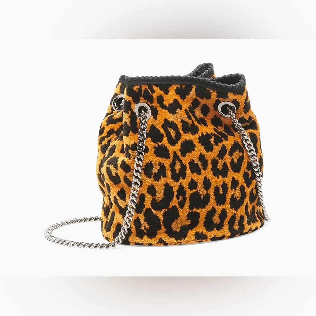 Stella McCartney Falabella Leopard Jacquard Italian Shoulder Bag NEW $1,275 - Image 11