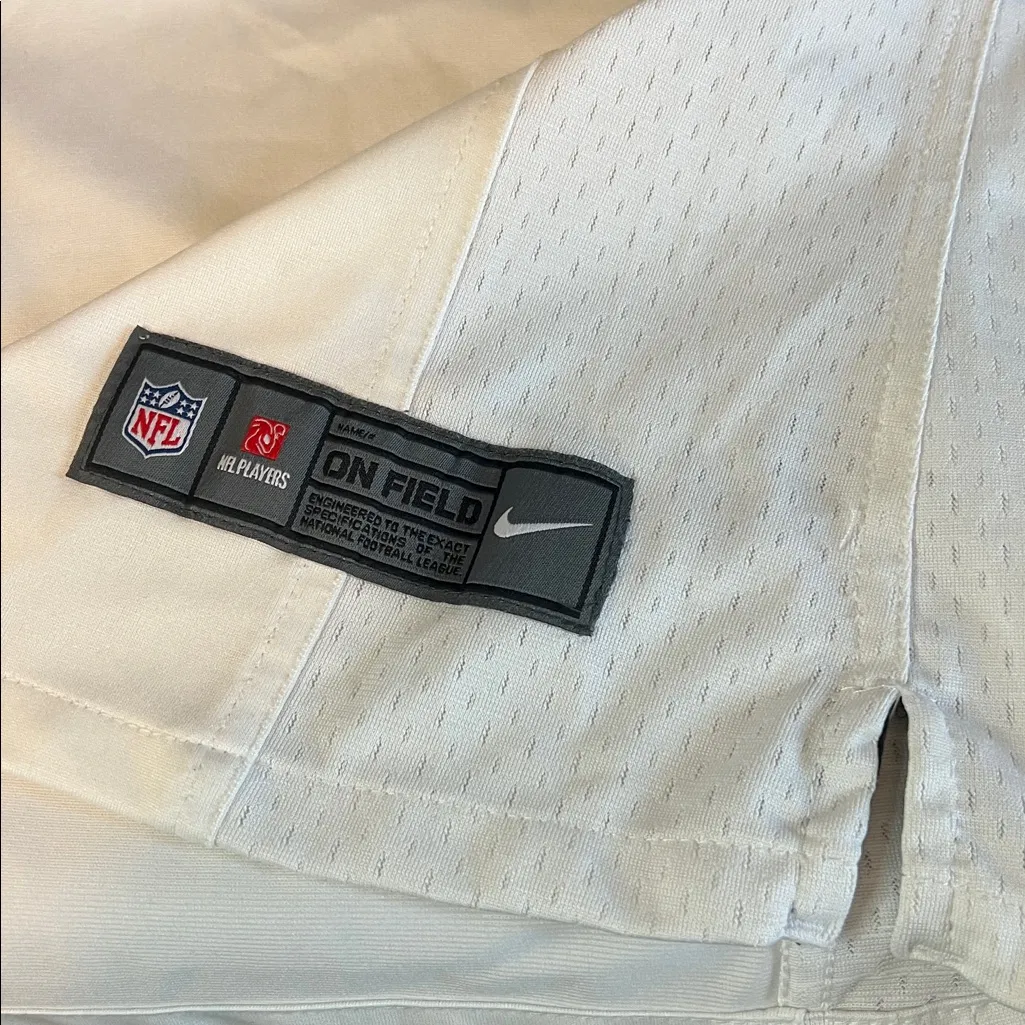 Nike On Field Saints White Jersey Jimmy Graham #80 Size Medium - Image 8