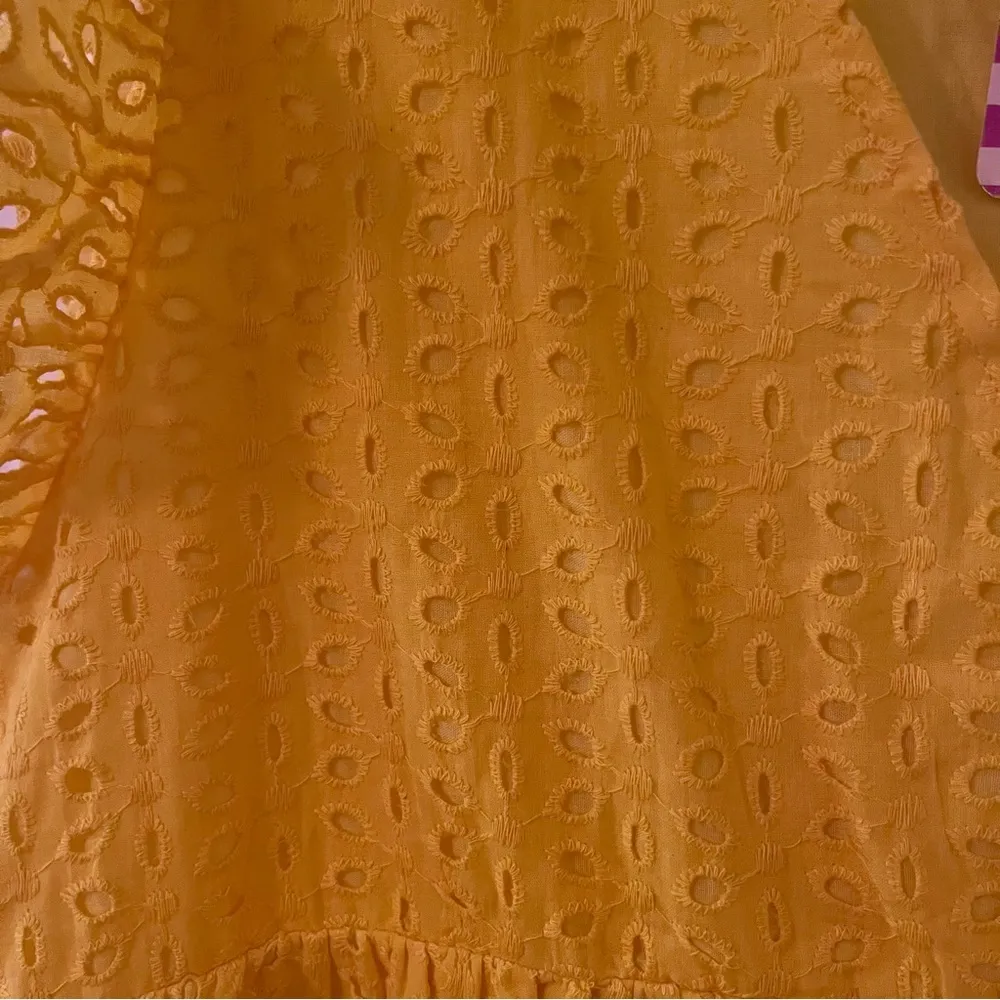 Women’s Yellow Eyelet V - Image 6