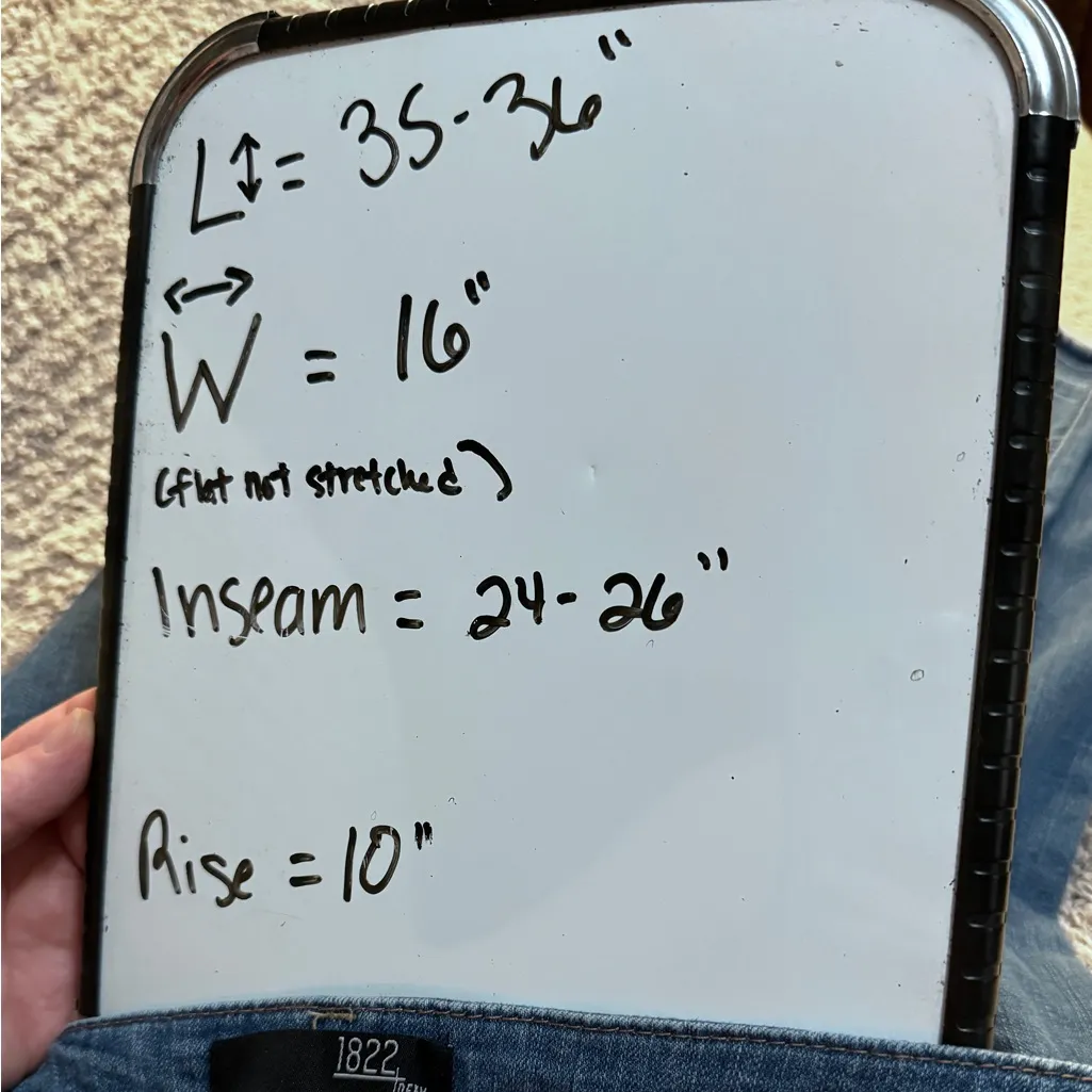 1822 Denim Jeans Raw hem size 16 - Image 10