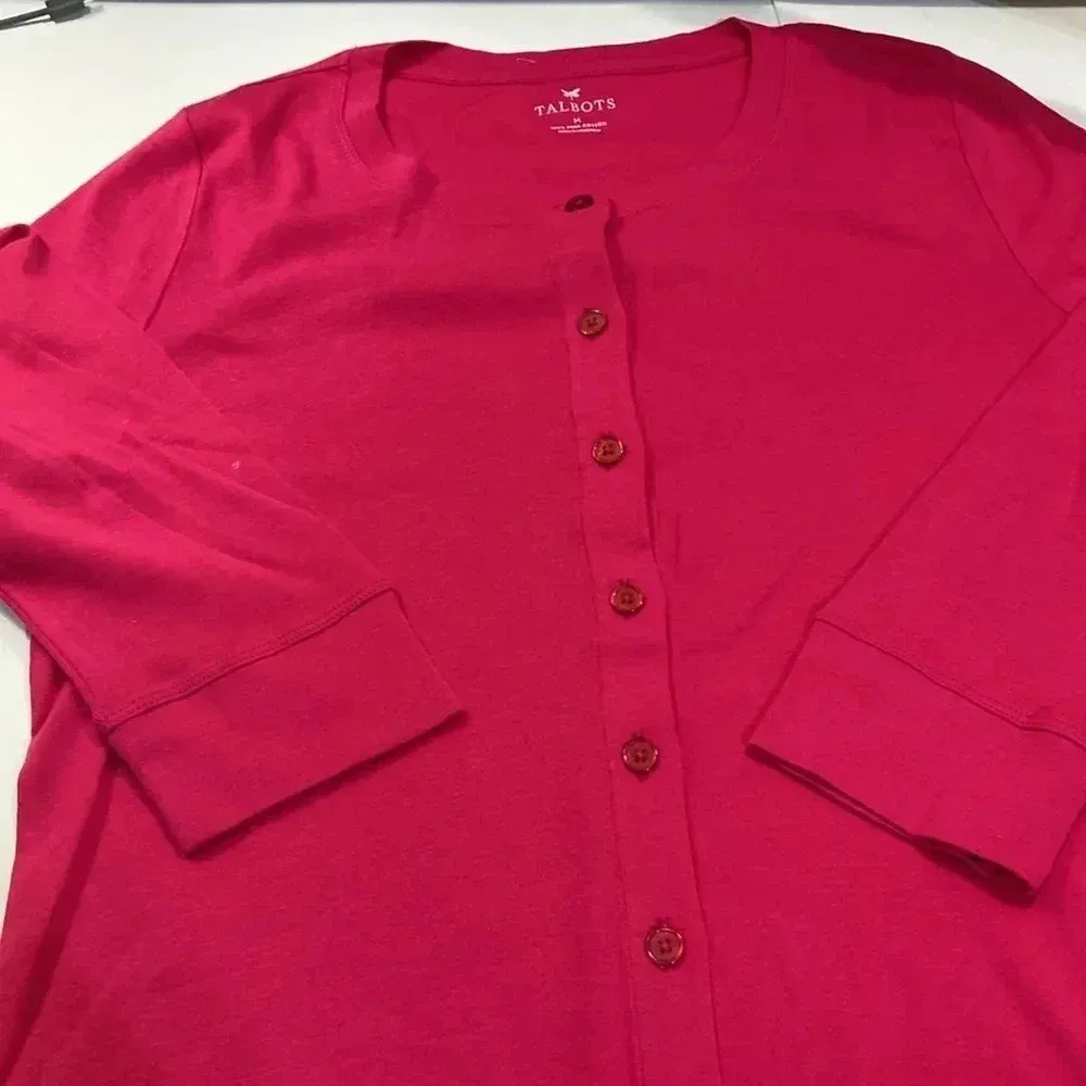 Talbots women’s sweater blouse M - Image 2