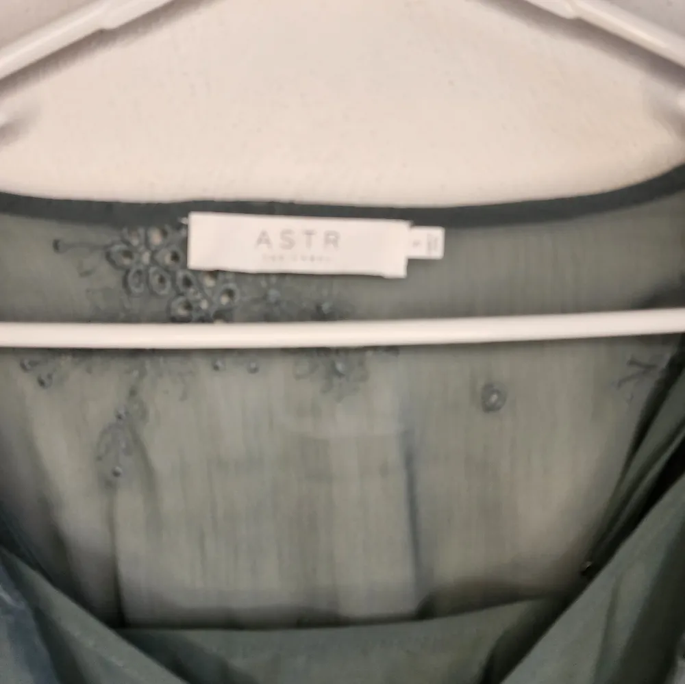 ASTR The Label Cinched Waist Long Sleeve Top Sage Green - Image 3