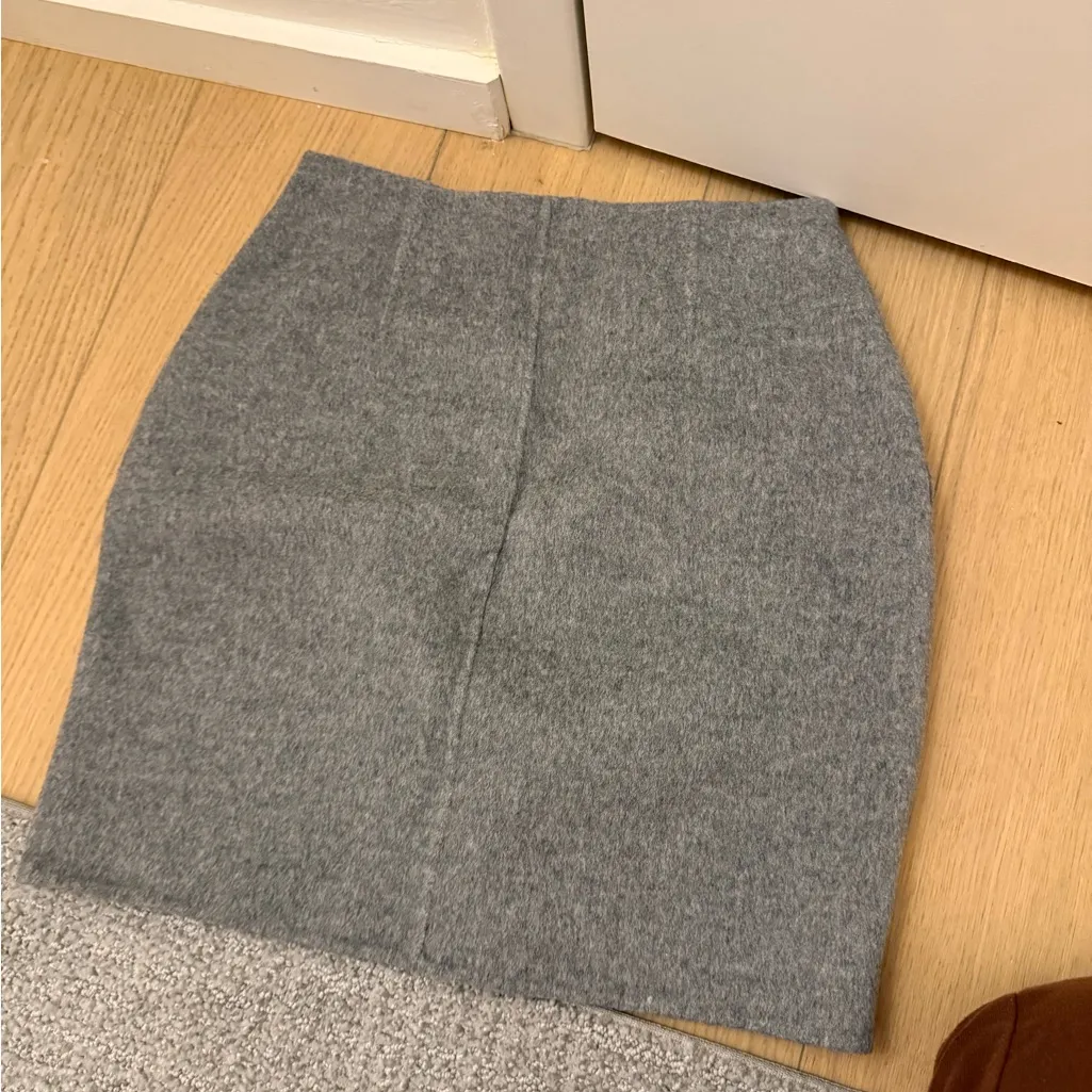 Theory Charcoal Pencil Skirt - Image 4