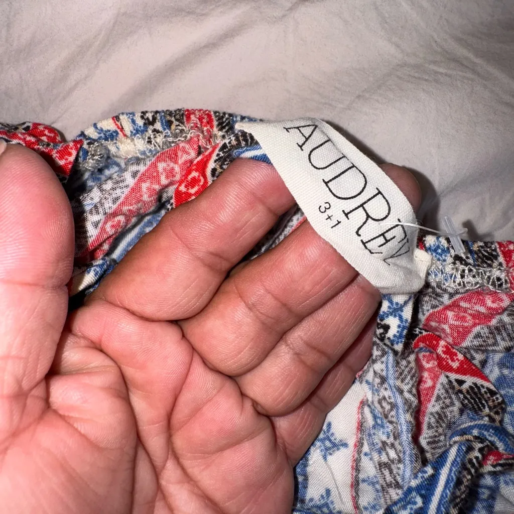 Audrey Red and Blue Striped Jumpsuit with Spaghetti Straps - Image 8