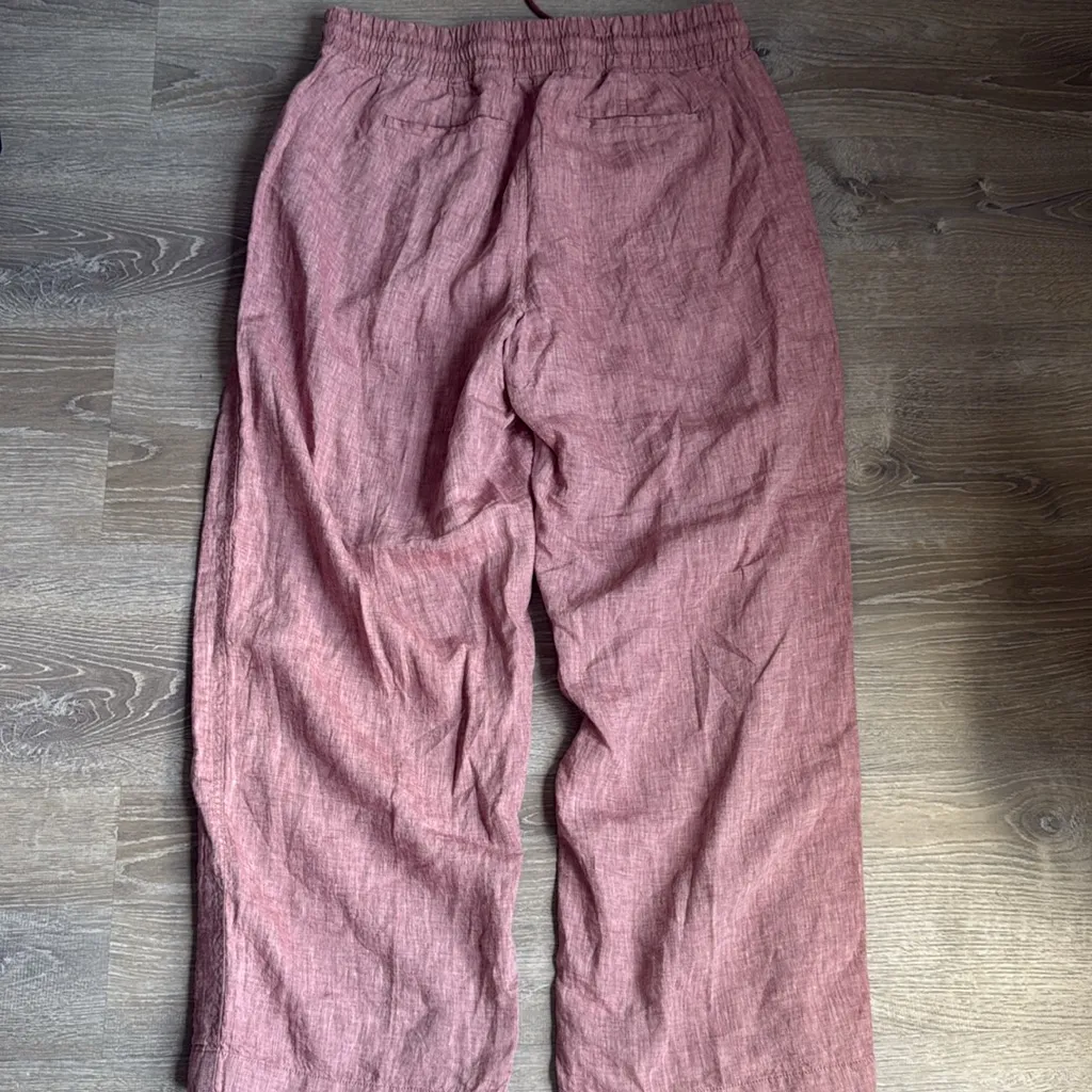 Athleta Cabo Linen Wide Leg Pant 18 - Image 3