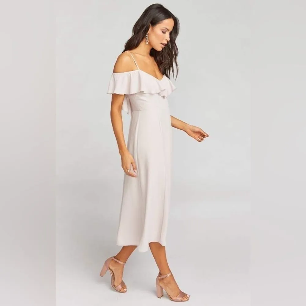 SHOW ME YOUR MUMU Camila Dress In Show Me The Ring Crisp - Image 4