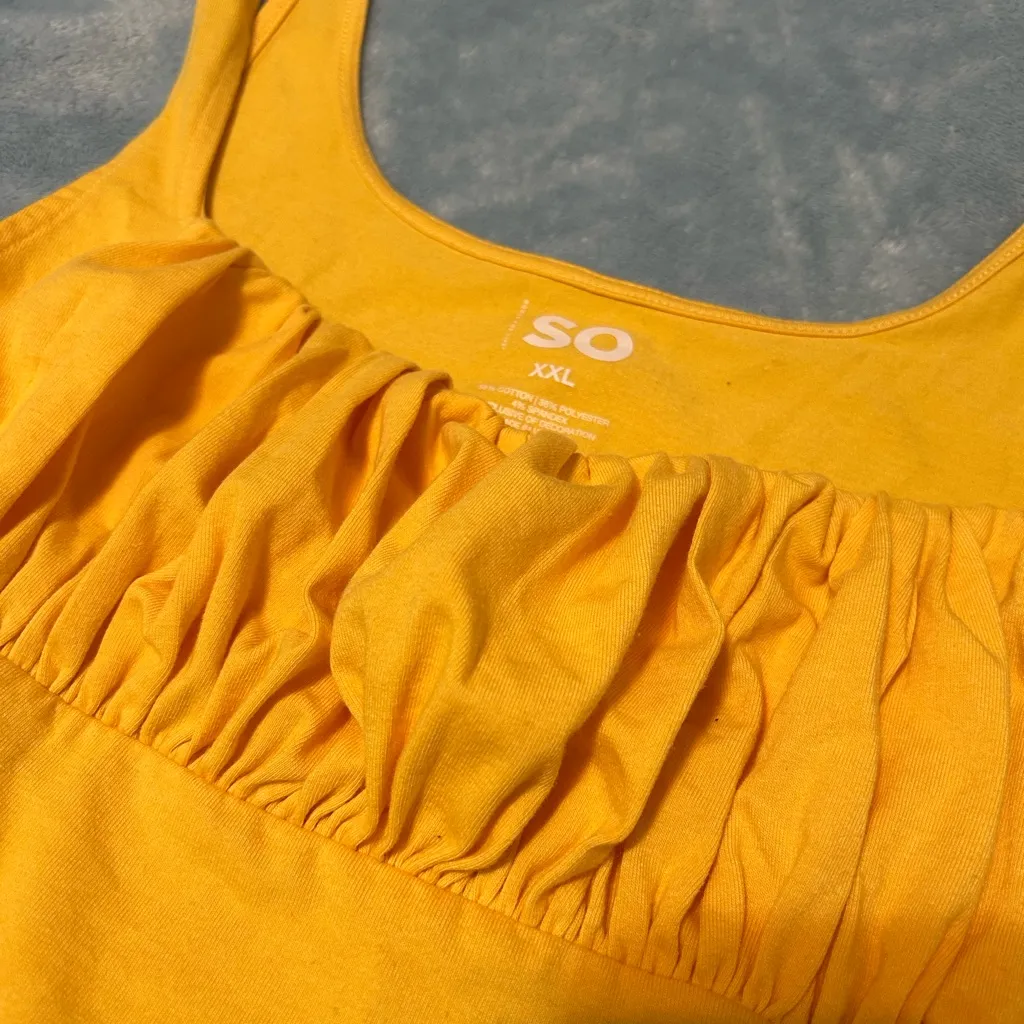 SO Women's Vibrant Yellow Camisole - Image 2