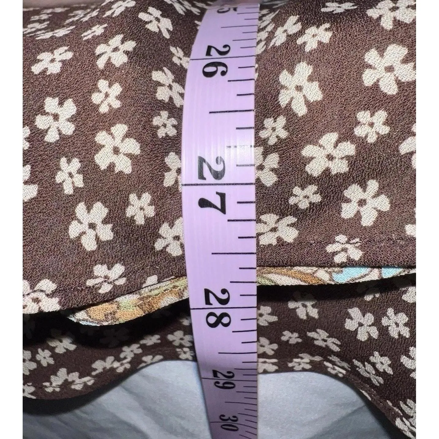 Christopher & Banks Reversible Cottagecore boho Floral Midi Skirt large - Image 12