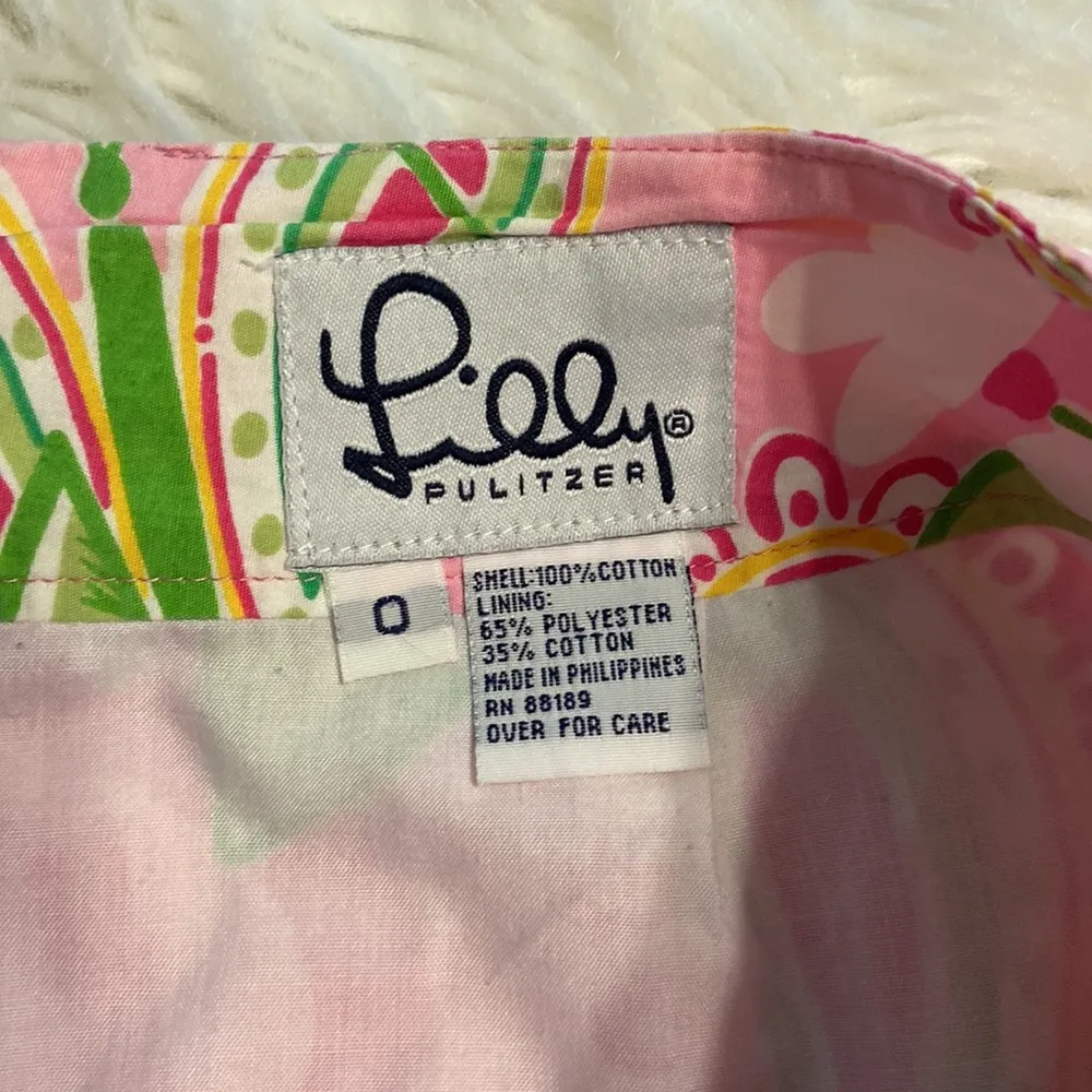 Vintage Lilly Pulitzer Skirt size 0 excellent condition waist 26” - Image 11