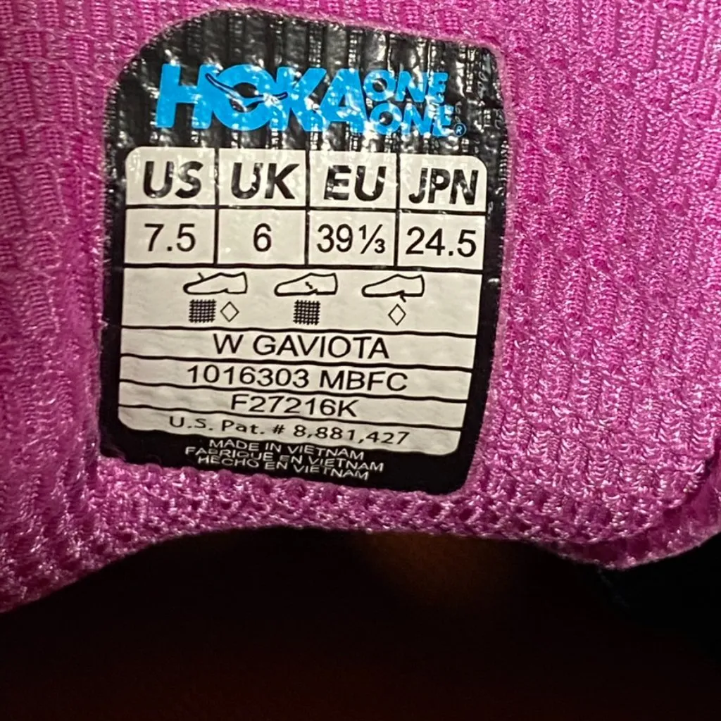 HOKA ONE ONE Women’s Gaviota Shoe Support Walking Running Stability Sneaker 7.5 - Image 8