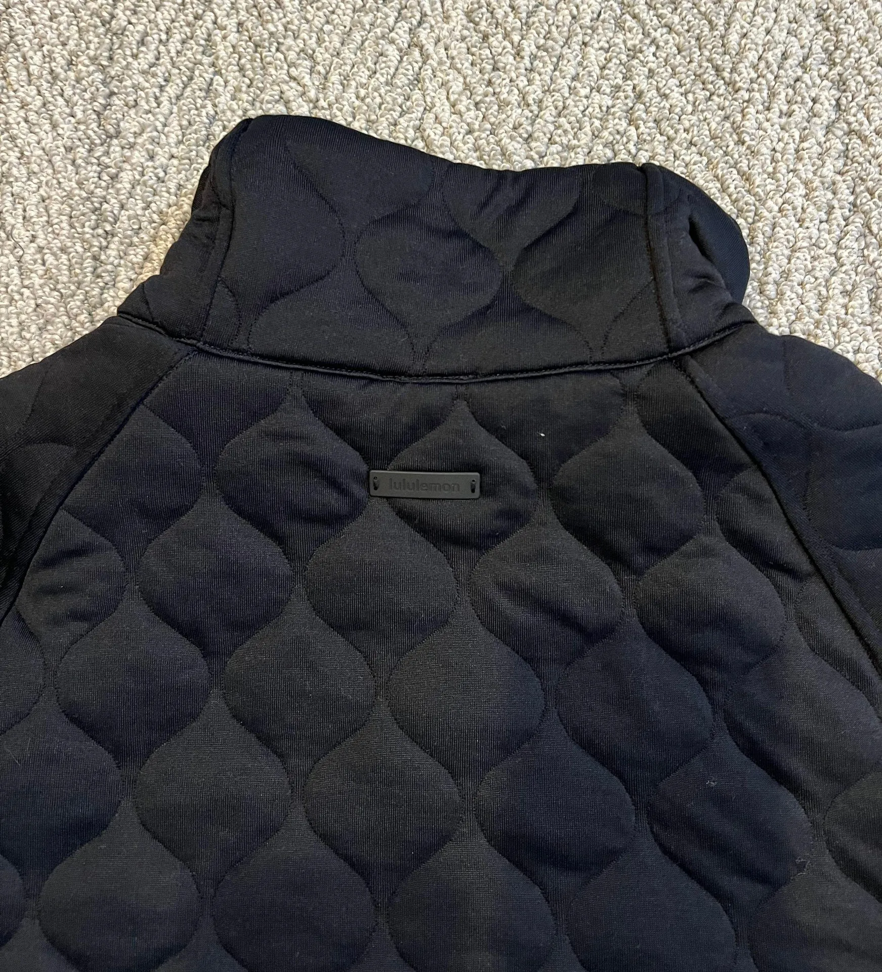 Quilted Half Zip Scuba - Image 3
