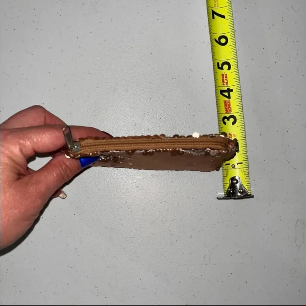 Reversible Sequins Coin Purse / Wallet / Card Holder - Image 4