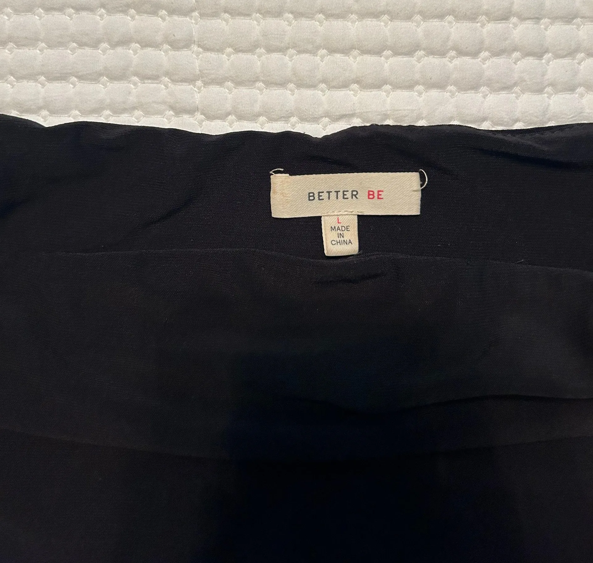 Boutique Black Bandeau Top Size L - Image 2