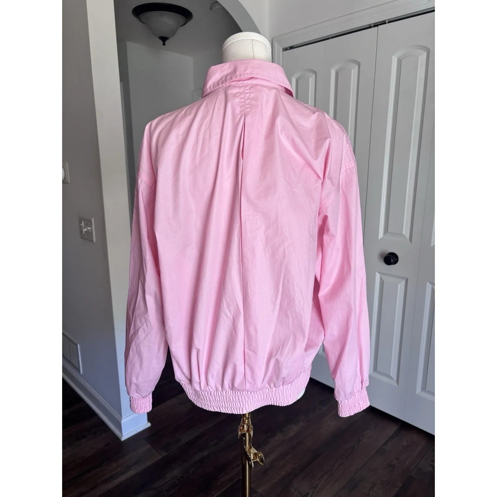 Vintage Koret Pink Barbiecore Y2K 90's Track Jacket Sporty Retro Petite Medium Size undefined - Image 3