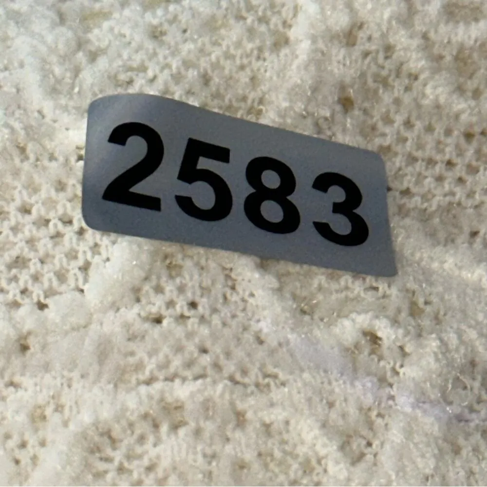 Anne Fontaine Women’s Size 42 10 White Lace Pattern Long Sleeve Button Up Shirt - Image 8