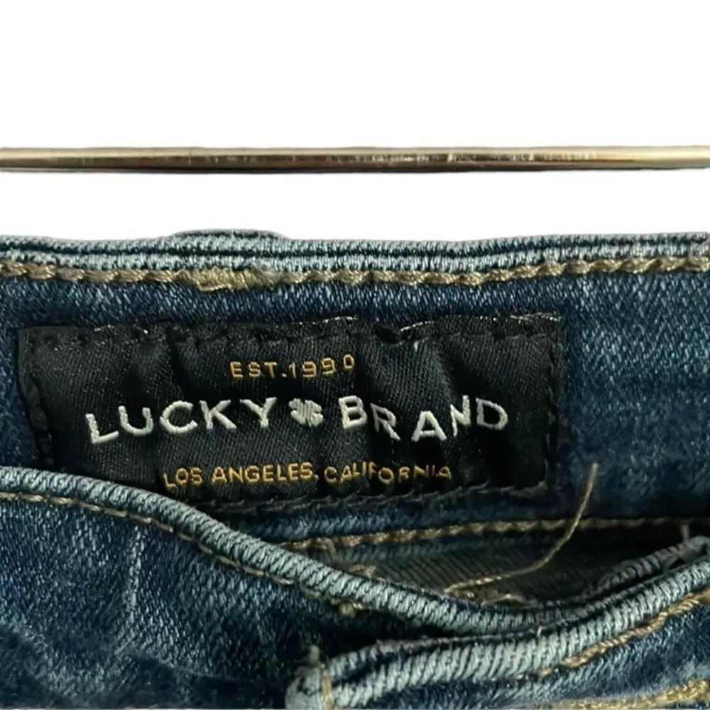 Lucky Brand women's cropped  size 2, altered hem jeans inseam 23 1/2" - Image 3