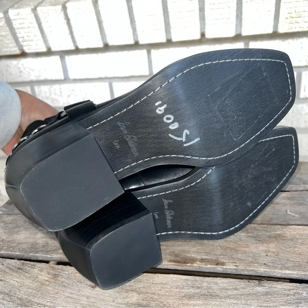 Sam Edelman Bellamie Black Leather Boots Size 6.5 NWOT - Image 9