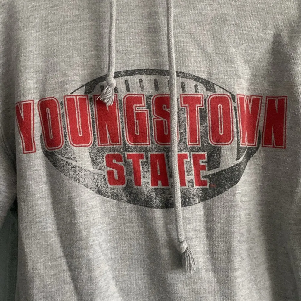 Youngstown State Football Hoodie Red Size XS - Image 2