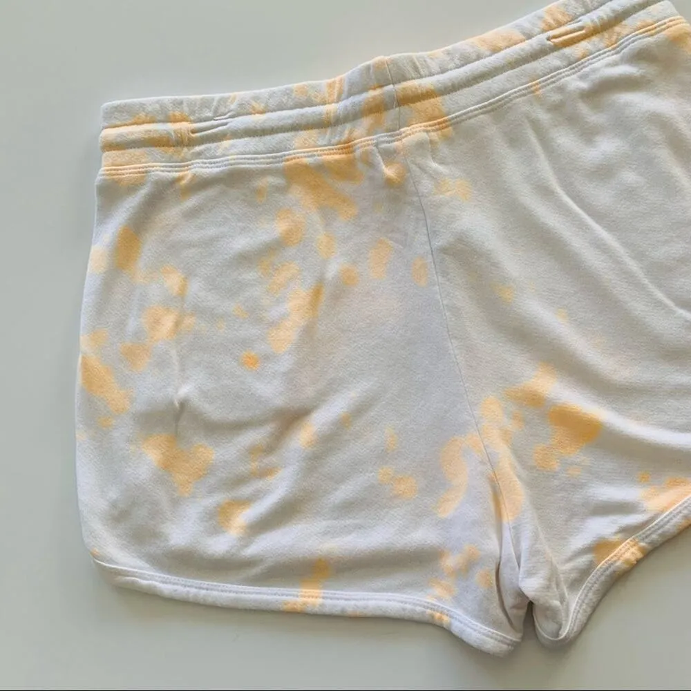 Sundry Orange Tie Dye White Drawstring Shorts size 4 / XL - Image 9