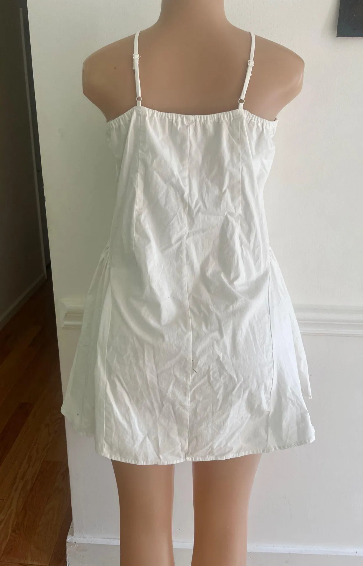 Women's Button-Front Poplin Mini A- Line Dress - Wild Fable™ - Image 8