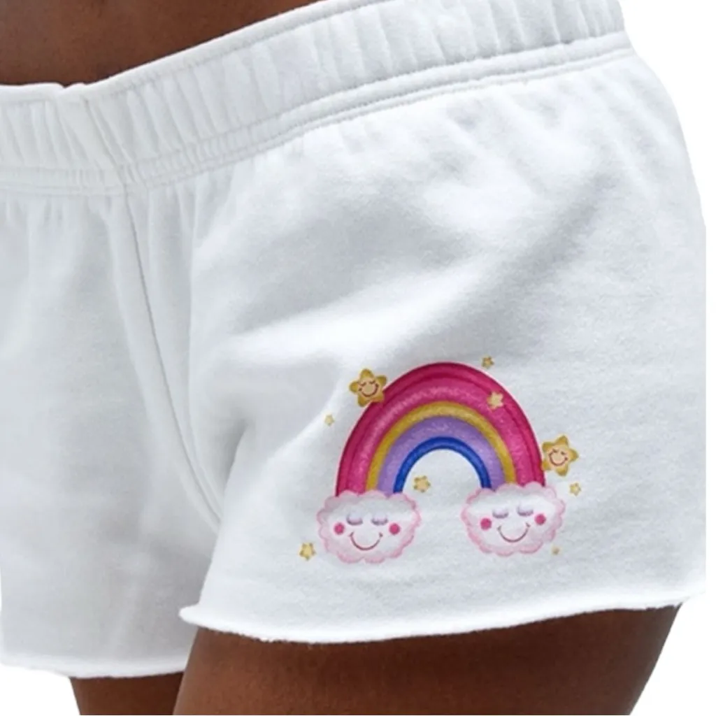 PacSun Rainbow Smiles Sweatshorts - Image 4