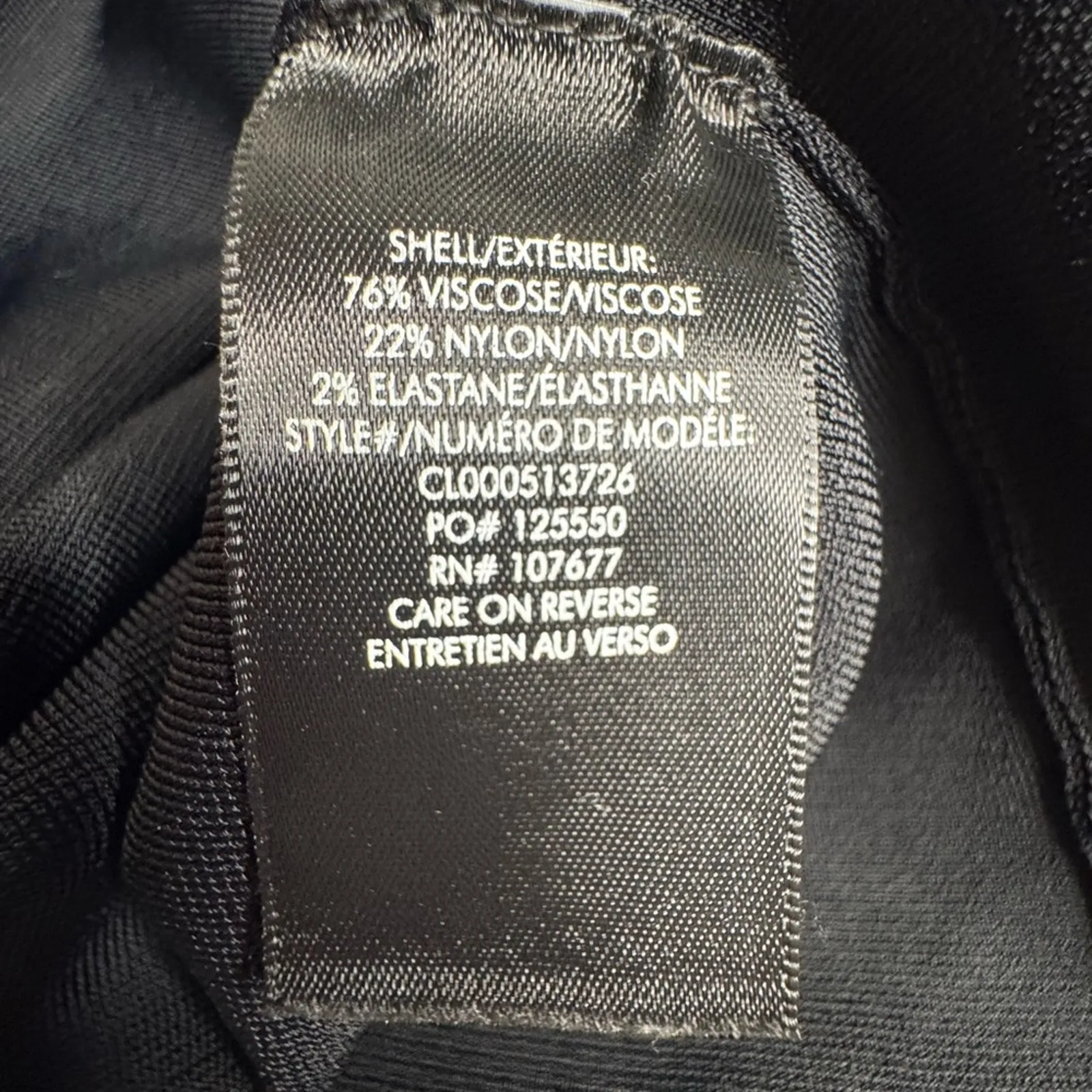 Alice + Olivia Estelle Twist Black Long Sleeve Bodycon Dress - Image 9