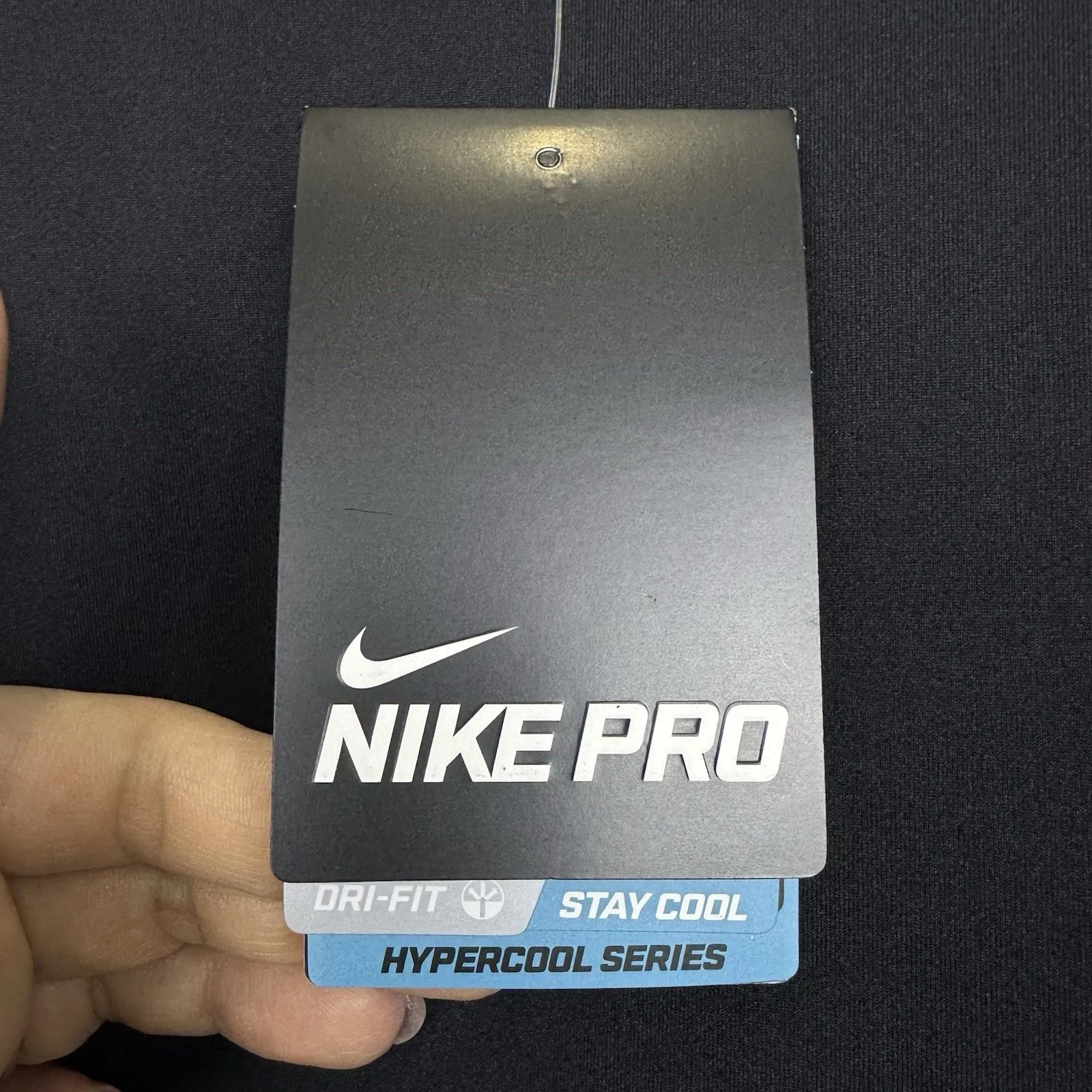 Nike  Pro Hypercool Tank Top Size XS Black Mesh Base Layer Competition Racerback - Image 9