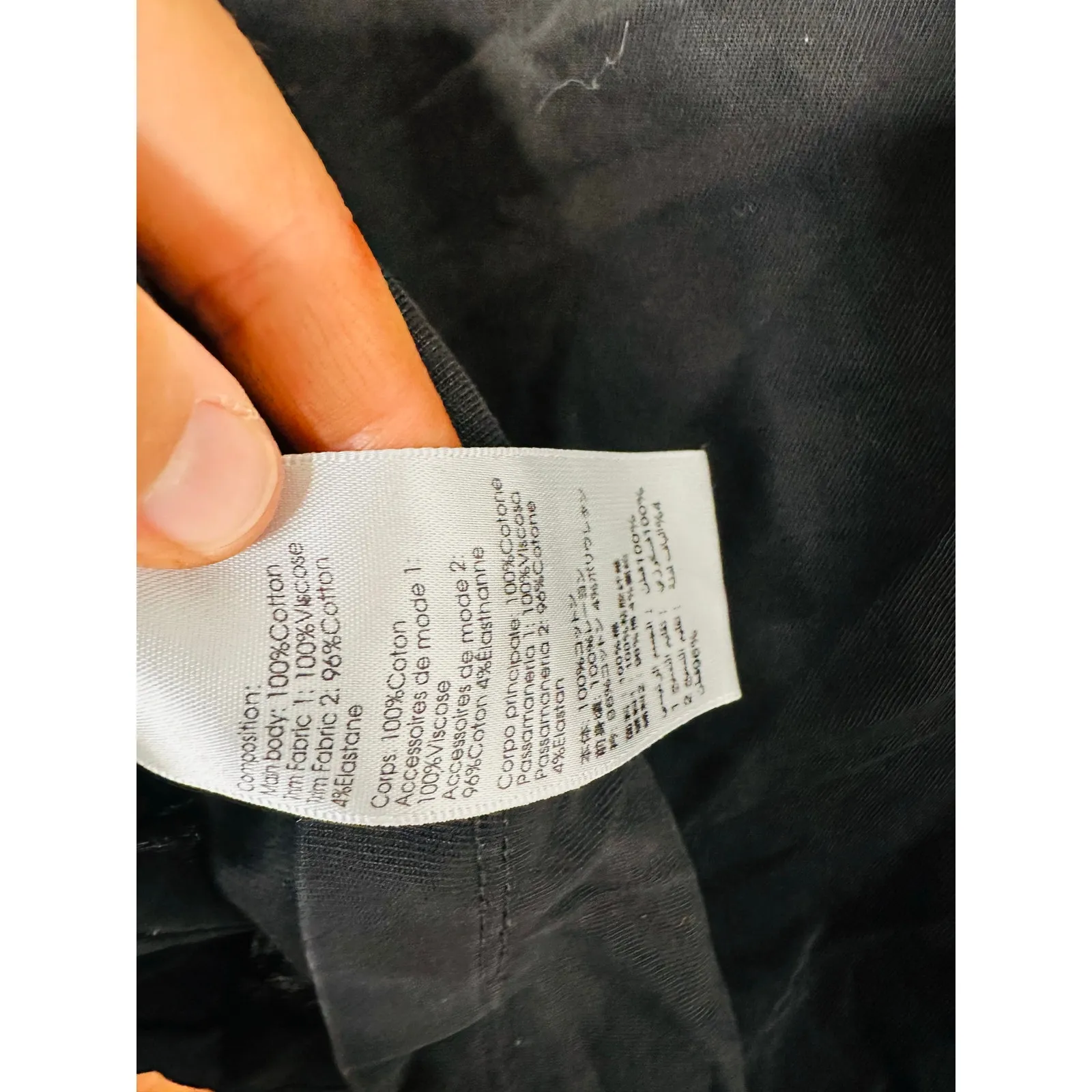 3.1 PHILLIP LIM Black Jersey Material 100% Cotton Pearl Embellished T-Shirt XS - Image 10